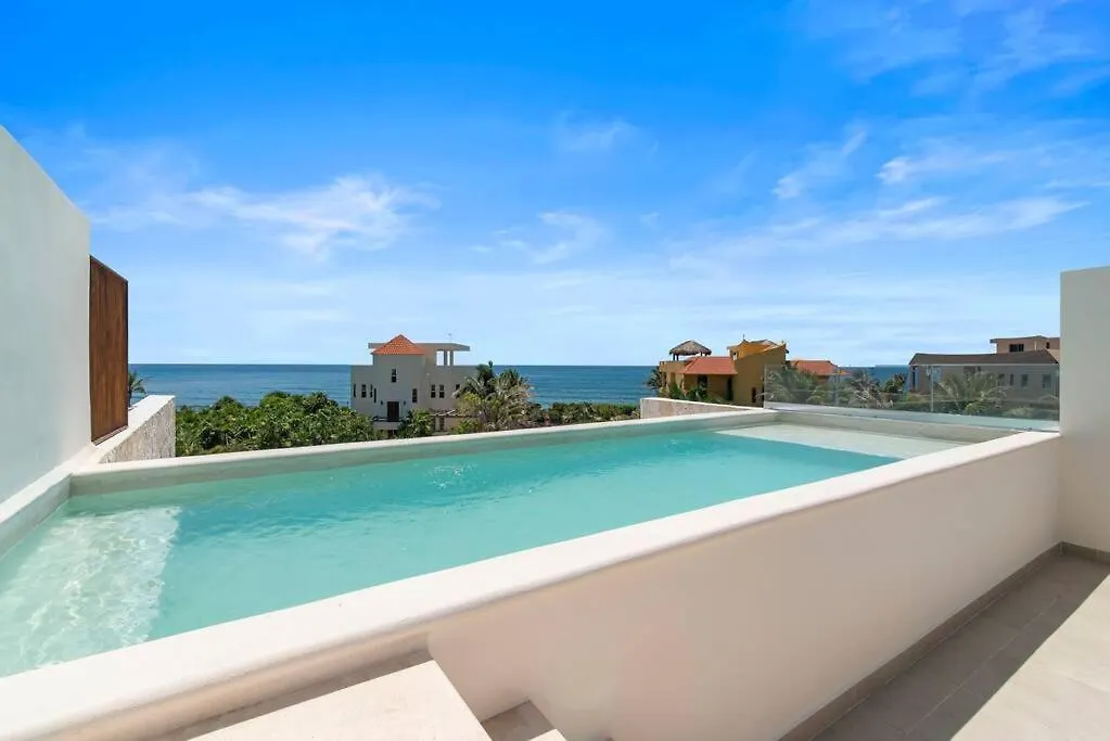 Apartment Akumal Amor Caribbean Sea View 2 Min Walk To Beach