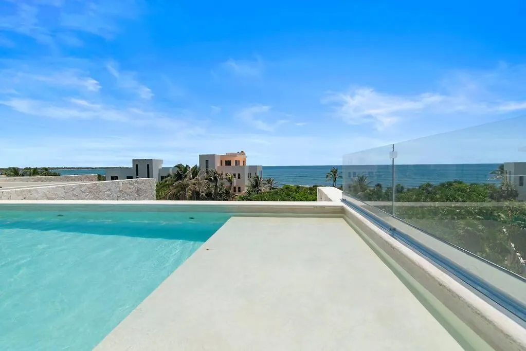 Akumal Amor Caribbean Sea View 2 Min Walk To Beach Apartment
