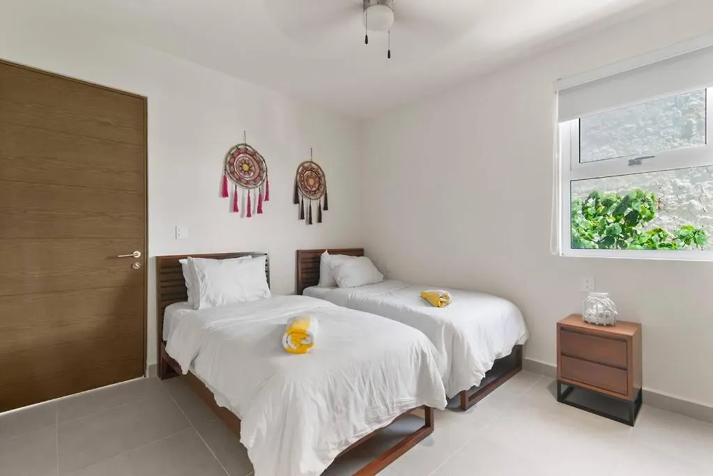 Apartment Akumal Amor Caribbean Sea View 2 Min Walk To Beach