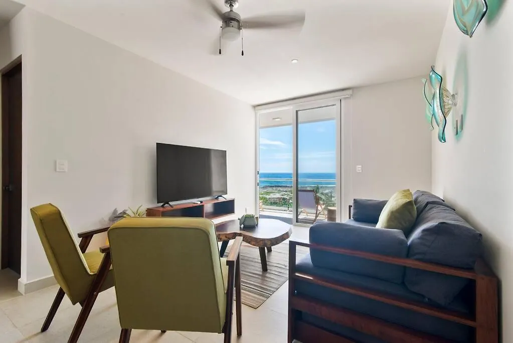 Apartment Akumal Amor Caribbean Sea View 2 Min Walk To Beach